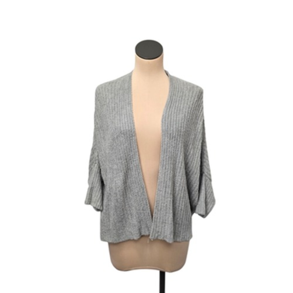 Barefoot Dreams Cardigan Womens Small Medium CozyChic Lite Open Knit‎ Sweater
